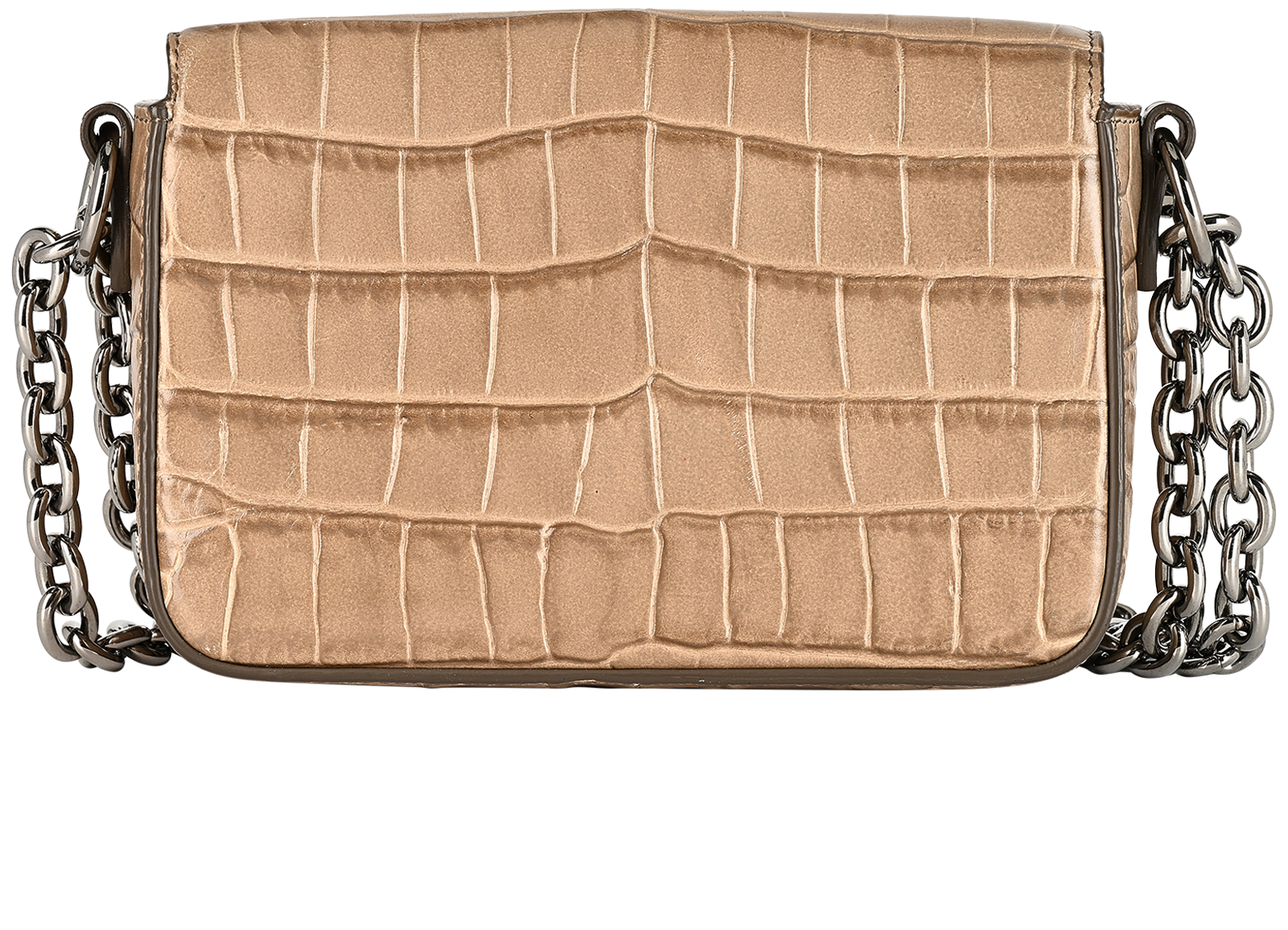 Small Natalia, &pound;550, Handbags, Beige, Leather, Back view